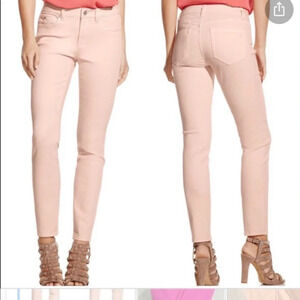 Vince Two coral skinny jeans 26/2 exc cond springy girly skinny pants